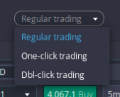 one click trading